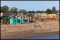 Capitola beach and village. Capitola, California, USA ( color)