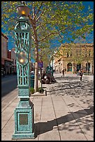 Memorial to earthquake victims. Santa Cruz, California, USA ( color)