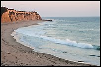 Waddel Creek Beach at sunset. California, USA ( color)