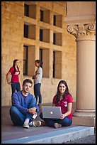 Stanford students. Stanford University, California, USA ( color)