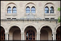 Encina Hall facade. Stanford University, California, USA ( color)