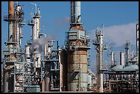 Oil refinery, Manhattan Beach. Los Angeles, California, USA ( color)