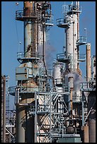 Process unit, refinery, Manhattan Beach. Los Angeles, California, USA ( color)