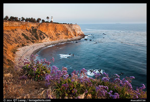 Point Vicente Lighthouse. Los Angeles, California, USA (color)