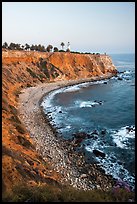 Point Vicente Lighthouse and coastline. Los Angeles, California, USA ( color)