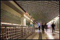 Subway corridor. Los Angeles, California, USA ( color)