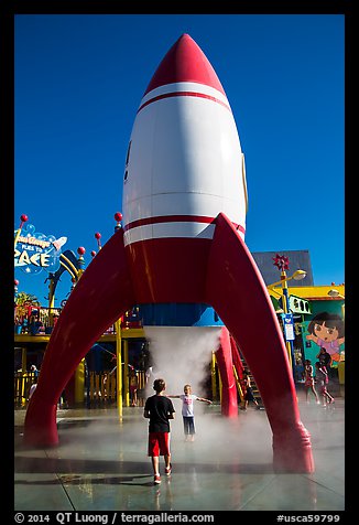 Playground, Universal Studios. Universal City, Los Angeles, California, USA (color)