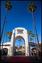 Entrance gate, Universal Studios. Universal City, Los Angeles, California, USA ( color)
