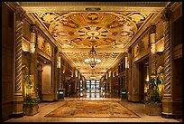 Millenium Biltmore Hotel interior. Los Angeles, California, USA ( color)