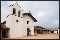 Chapel and Presidio. Santa Barbara, California, USA ( color)