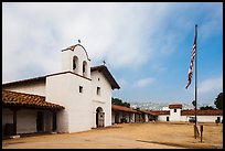 El Presidio de Santa Barbara. Santa Barbara, California, USA ( color)