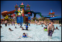 Waterpark and slides, Legoland, Carlsbad. California, USA ( color)