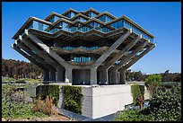 Geisel Library, in brutalist architectural style, UCSD. La Jolla, San Diego, California, USA ( color)