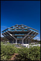 Geisel Library designed by William Pereira, University of California. La Jolla, San Diego, California, USA ( color)