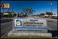 Little Saigon sign. Garden Grove, Orange County, California, USA ( color)