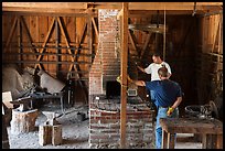 Blacksmith workshop, Fort Tejon. California, USA ( color)