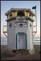 Lifeguard tower. Laguna Beach, Orange County, California, USA ( color)