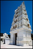 Temple in traditional South Indian style, Calabasas. Los Angeles, California, USA ( color)