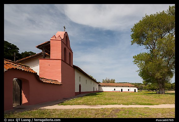 Mission la Purísima Concepción de María Santísima. Lompoc, California, USA (color)