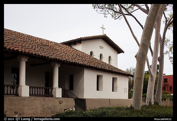 Mission San Luis Obispo de Tolosa. California, USA (color)