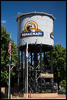 Water Tower, Tehachapi. California, USA ( color)