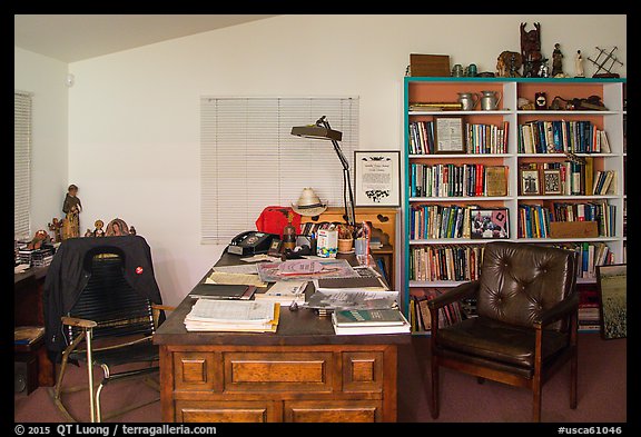 Cesar Chavez office, Cesar Chavez National Monument, Keene. California, USA