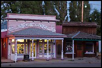 Gift shop and historic buildings, Cedarville. California, USA ( color)