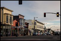 Main Street. Fort Bragg, California, USA ( color)