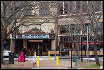 Street and Mcnear Mystic Theatre. Petaluma, California, USA ( color)