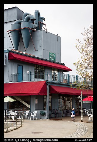 Petaluma Mill. Petaluma, California, USA (color)