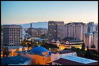 San Jose skyline at dawn. San Jose, California, USA ( color)