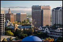 San Jose landmark buildings around Plaza de Cesar Chavez. San Jose, California, USA ( color)