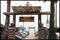 Dory Fishing Fleet fishing cooperative. Newport Beach, Orange County, California, USA ( color)
