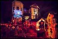 House decorated for Halloween. Petaluma, California, USA ( color)