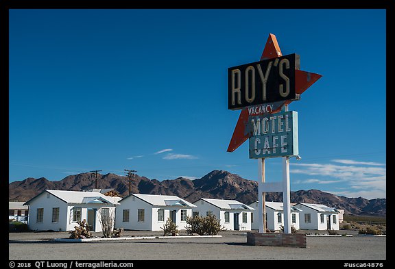 Roys Motel, Amboy. California, USA (color)