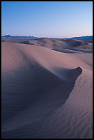 Cadiz Dunes at dusk. Mojave Trails National Monument, California, USA ( color)