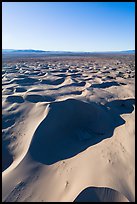 Aerial view of Cadiz dunes and valley. Mojave Trails National Monument, California, USA ( color)