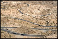 Highway 74 switchbacks. Santa Rosa and San Jacinto Mountains National Monument, California, USA ( color)