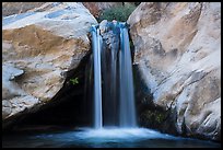 Five-foot waterfall, Tahquitz Canyon, Palm Springs. Santa Rosa and San Jacinto Mountains National Monument, California, USA ( color)