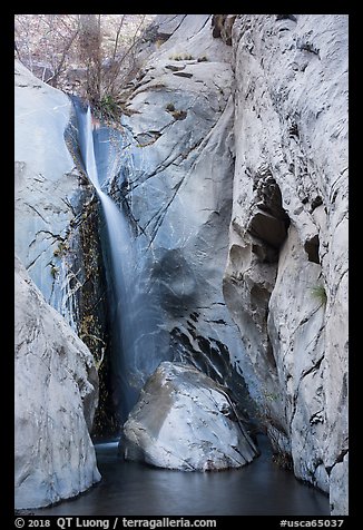 Tahquitz Falls, Tahquitz Canyon, Palm Springs. Santa Rosa and San Jacinto Mountains National Monument, California, USA