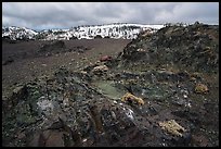 Ancient upthrust seamount rocks, Snow Mountain. Berryessa Snow Mountain National Monument, California, USA ( color)