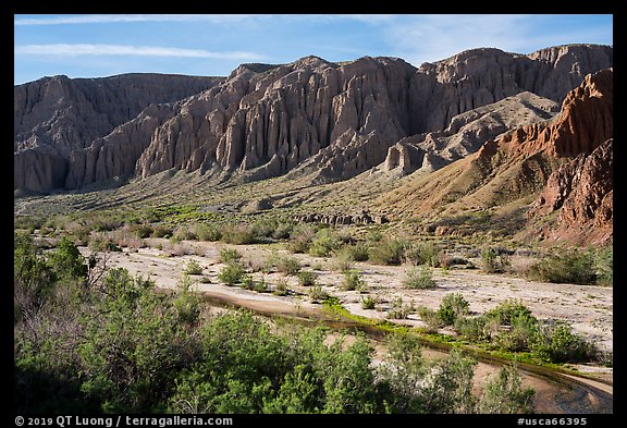 Afton Canyon of the Mojave River. Mojave Trails National Monument, California, USA