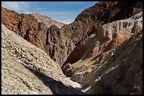 Narrow side canyon, Afton Canyon. Mojave Trails National Monument, California, USA ( color)