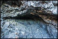 Entrance to Big Painted Cave. Lava Beds National Monument, California, USA ( color)