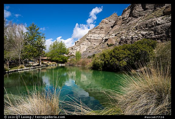Trout Pond, Whitewater Preserve. Sand to Snow National Monument, California, USA