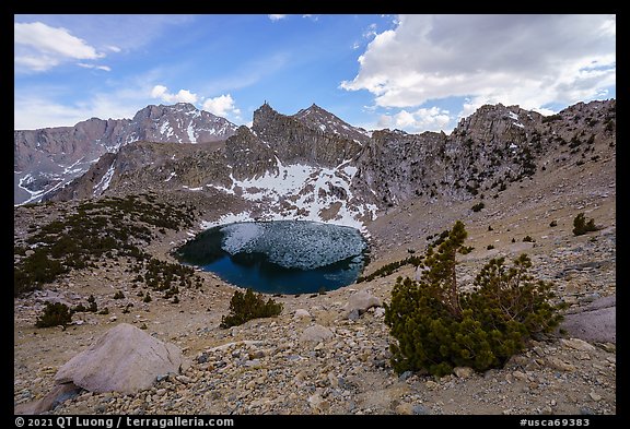 Big Pothole Lake, Inyo National Forest. California, USA (color)