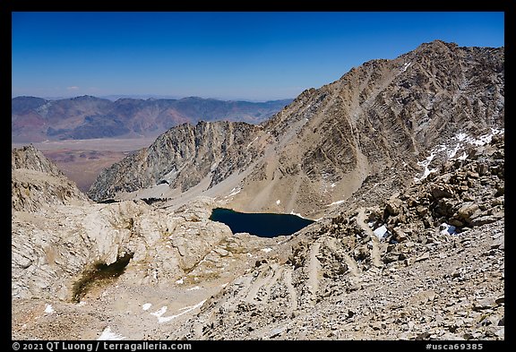 Switchbacks above Trail Camp, Inyo National Forest. California, USA