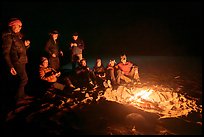 Beach campfire. Point Reyes National Seashore, California, USA ( color)