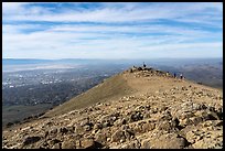 Mission Peak summit, Mission Peak Regional Preserve. California, USA ( color)