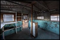 Interior of abandoned miner cabin. Chuckwalla National Monument, California, USA ( color)